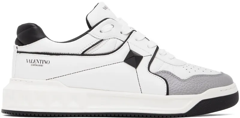 Valentino Garavani White One Stud Sneakers (1Y2S0E71NWN)