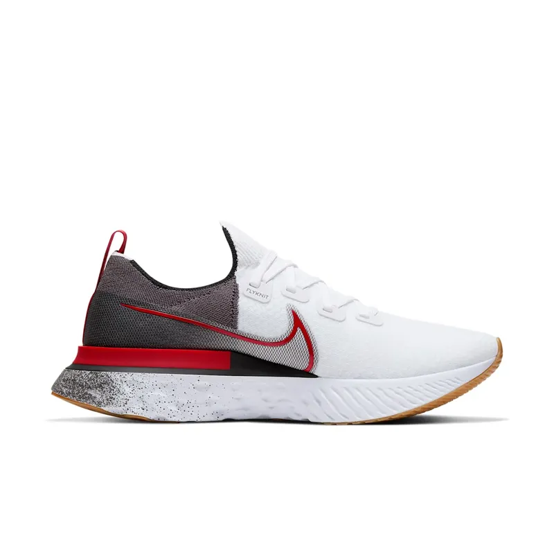 Nike React Infinity Run Flyknit White Light Brown White/Black/Gum Light Brown (CW5245-100)