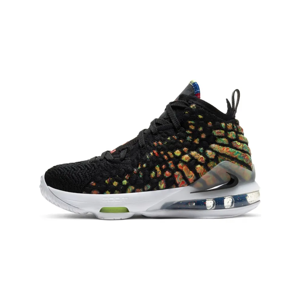 Nike LeBron 17 James Gang (GS) Black/Black-Multi-Color (BQ5594-005)