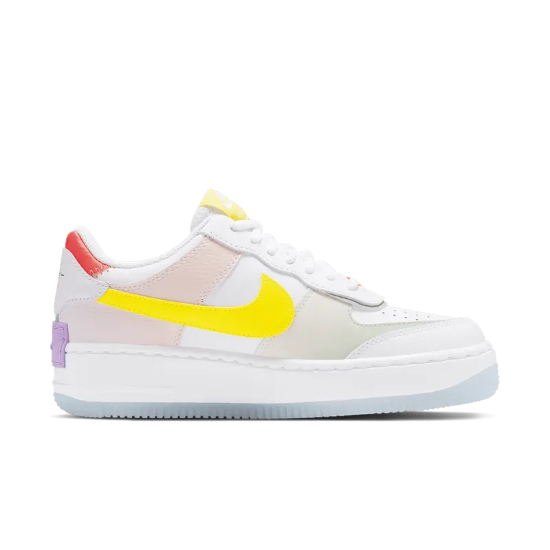 Nike Air Force 1 Shadow White Hydrogen Blue Purple (W) White/Hydrogen Blue-Purple (CW2630-141)