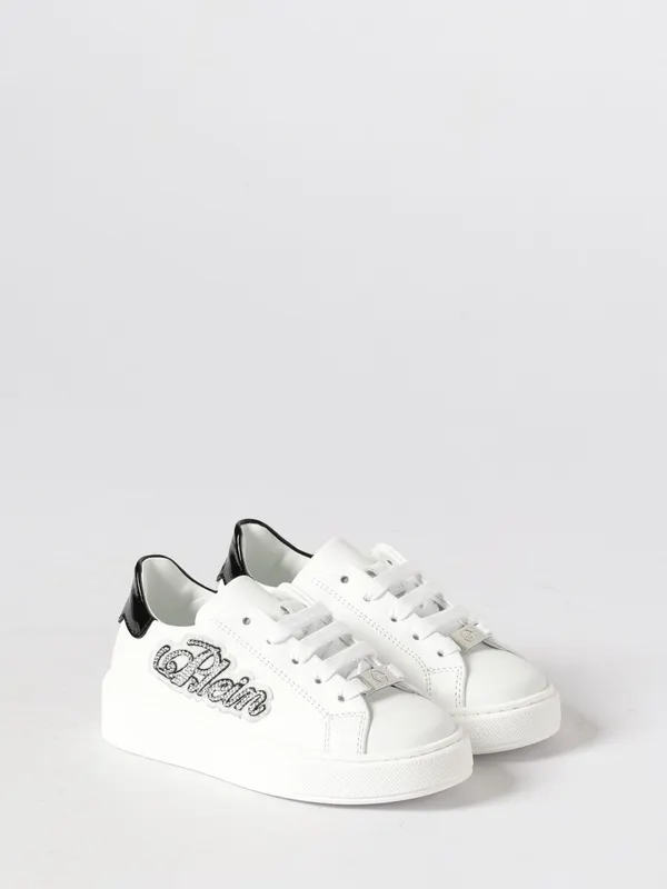 Philipp plein Leather with Rhinestones White (832141)