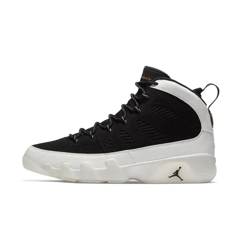 Jordan 9 Retro City of Flight Black/Black-Summit White-Metallic Gold (302370-021)