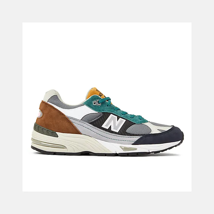 New Balance 991 MiUK Selected Edition Grey Green Brown (M991SED)