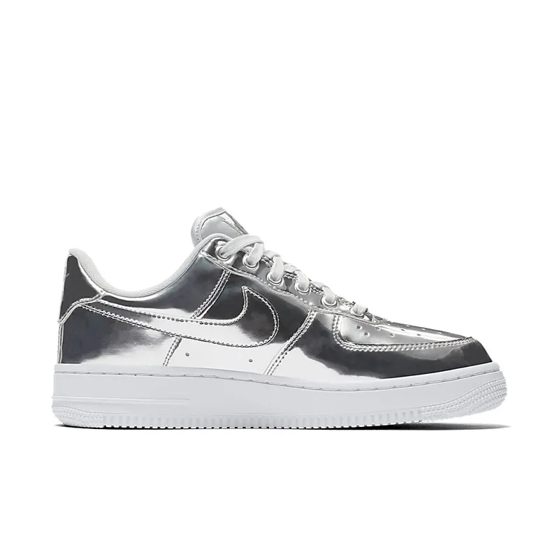 Nike Air Force 1 Low Metallic Chrome (W) Chrome/White-Metallic Silver (CQ6566-001)
