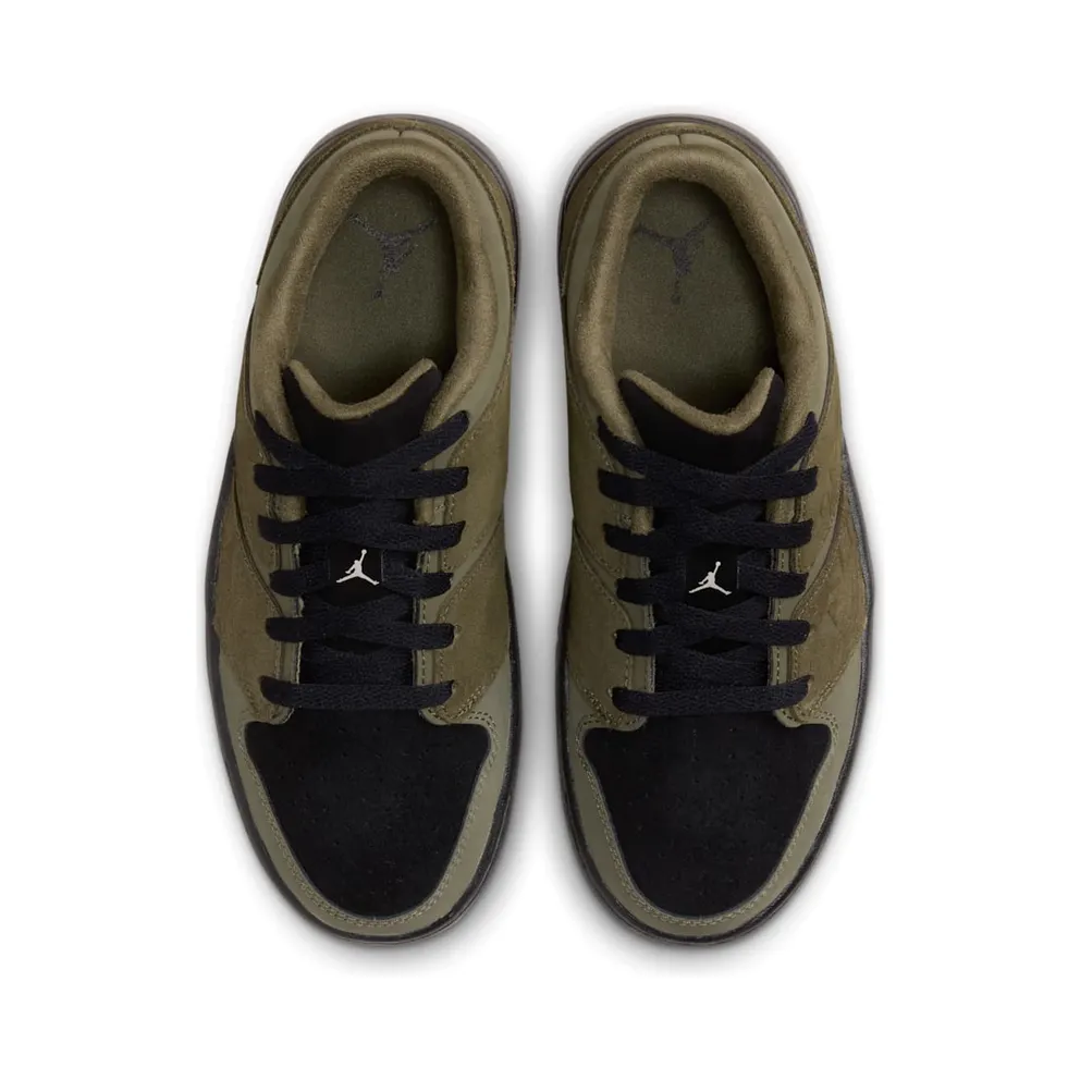 Jordan Nu Retro 1 Low Medium Olive Light Bone Anthracite Black (FB4412-200)