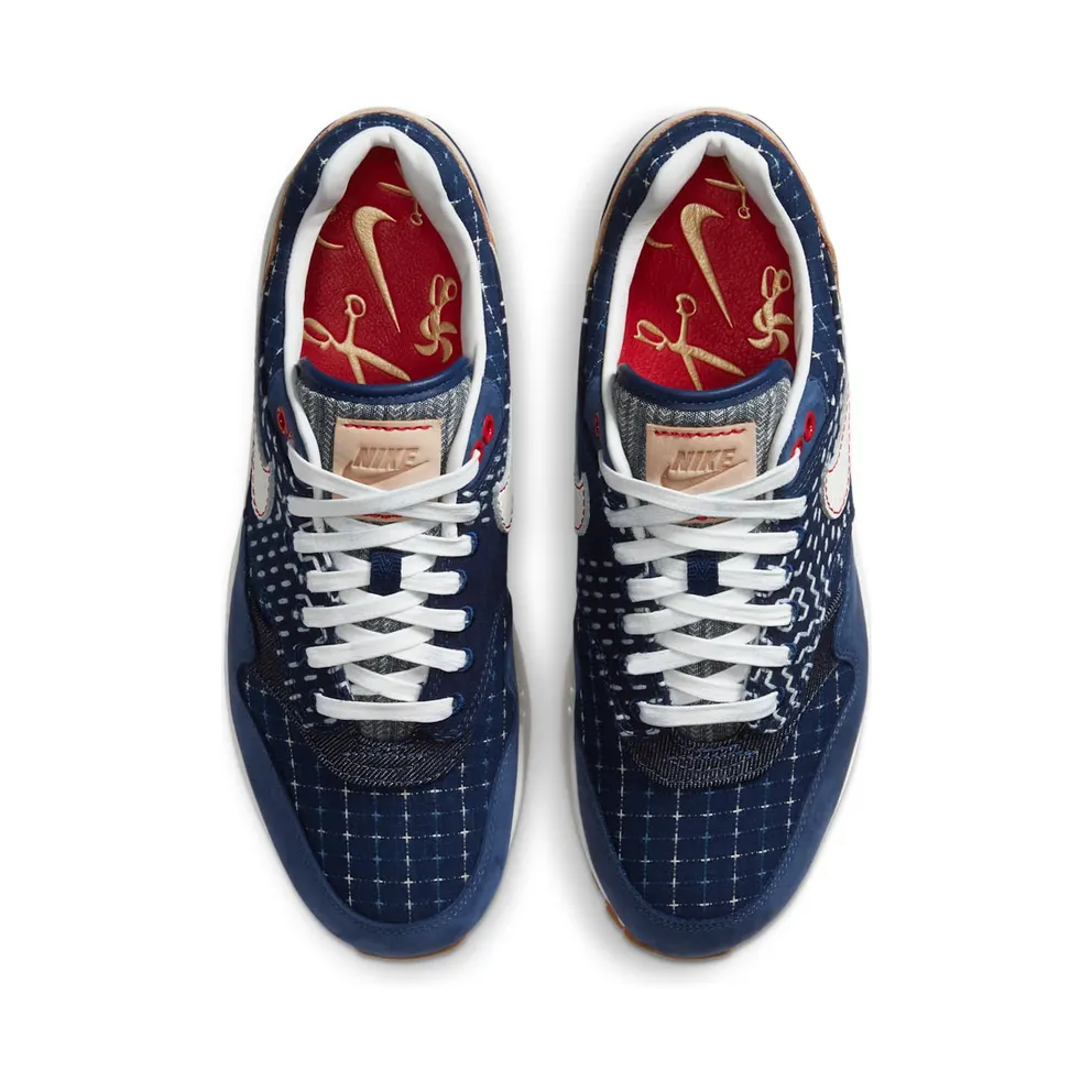 Nike Air Max 1 Denham Blue Void/Sail-Coastal Blue-Vachetta Tan (CW7603-400)