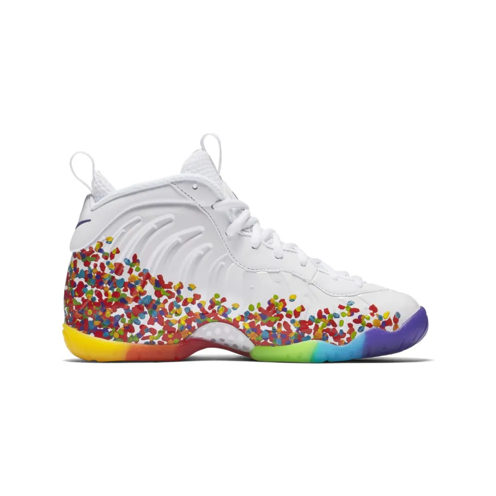 Nike Air Foamposite One White Fruity Pebbles 2017 (GS) (644792-101)