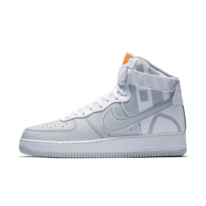 Nike Air Force 1 High Force Logo Pure Platinum Pure Platinum/Pure Platinum (806403-012)