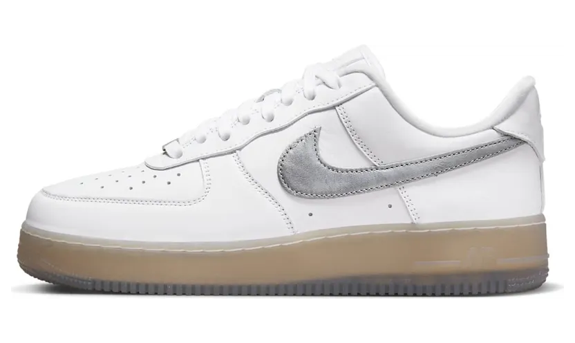 Nike Air Force 1 “White / Metallic Silver” (DX3945-100)