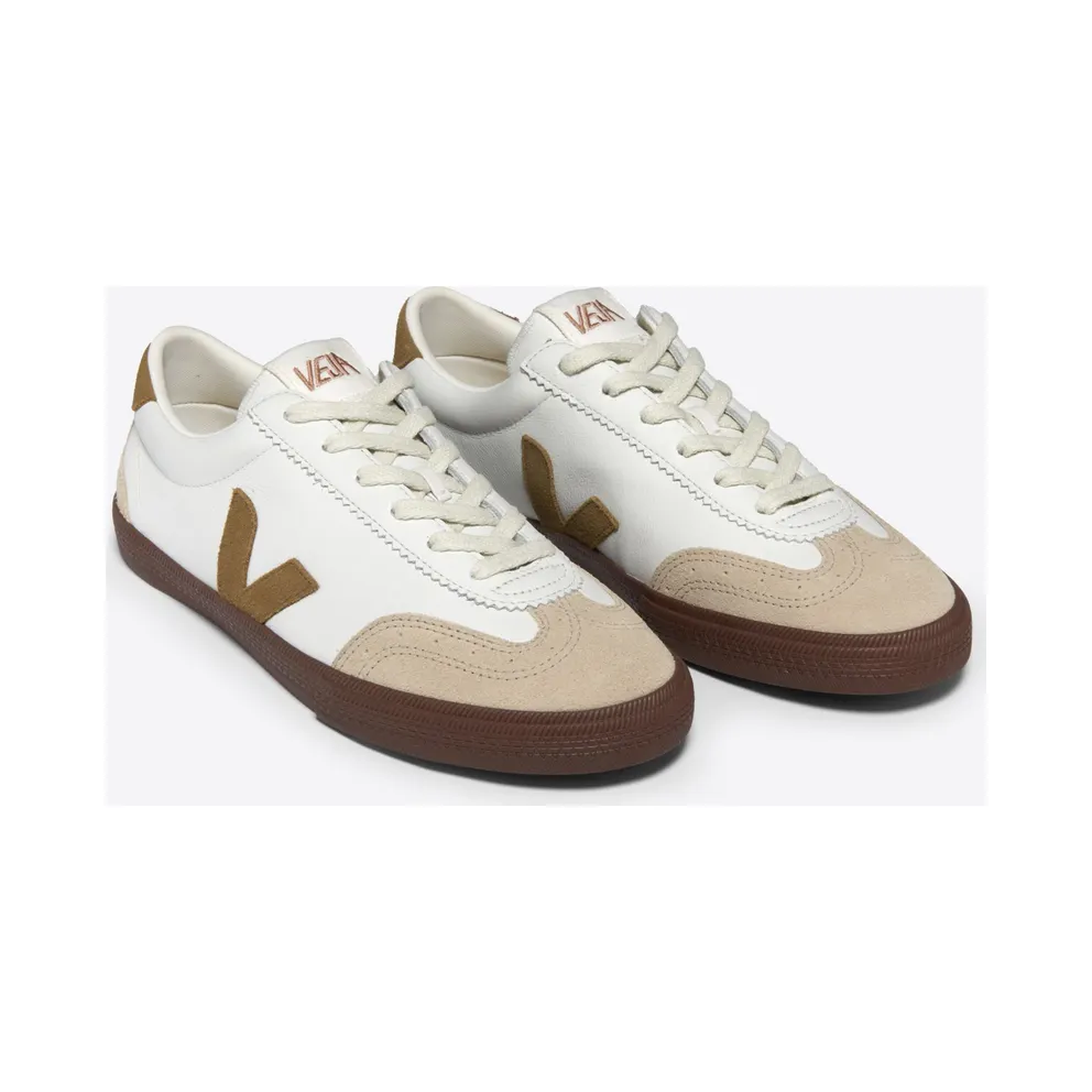 Veja VOLLEY LEATHER WHITE TENT BARK – “White” (VO2003720A)