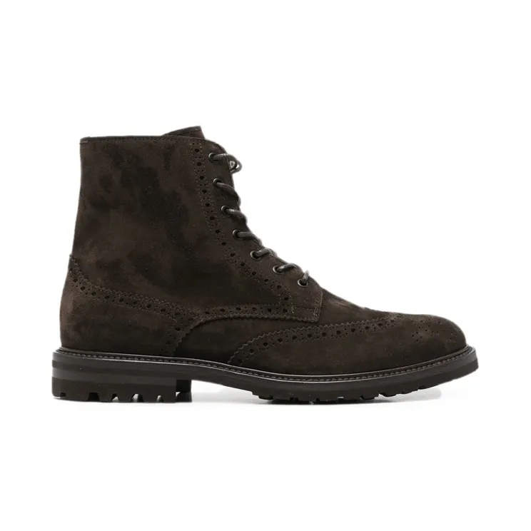 Henderson Baracco Brogue-detail Lace-up “Brown” (86505.S.0 MODIC)