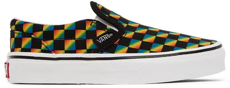 Vans Kids Multicolor Classic Slip-On Little Kids (VN0A7Q5GBLK)