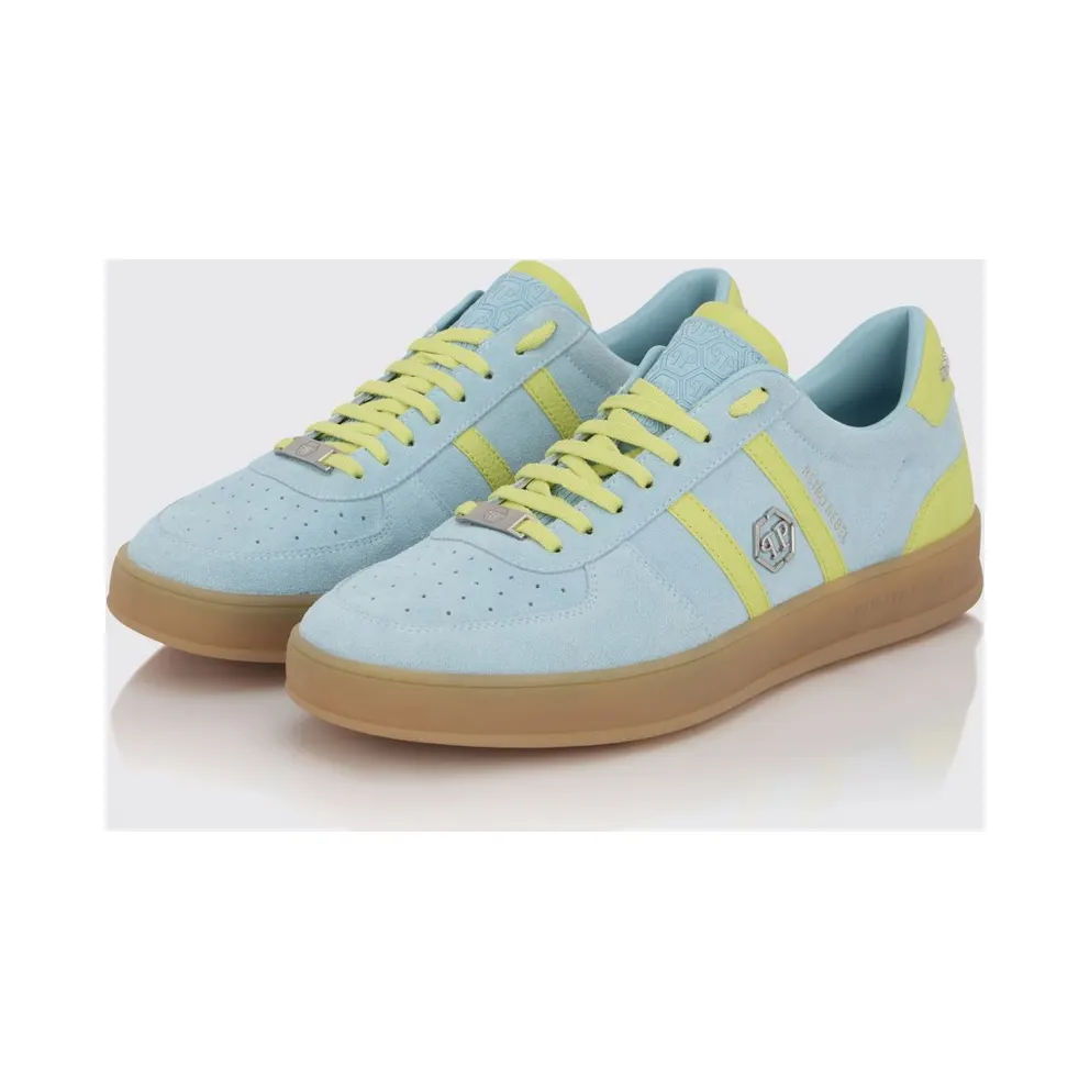 Philipp plein Retro Rebel Suede Sneakers Turquoise (PAFSUSC0941PLE010N07)