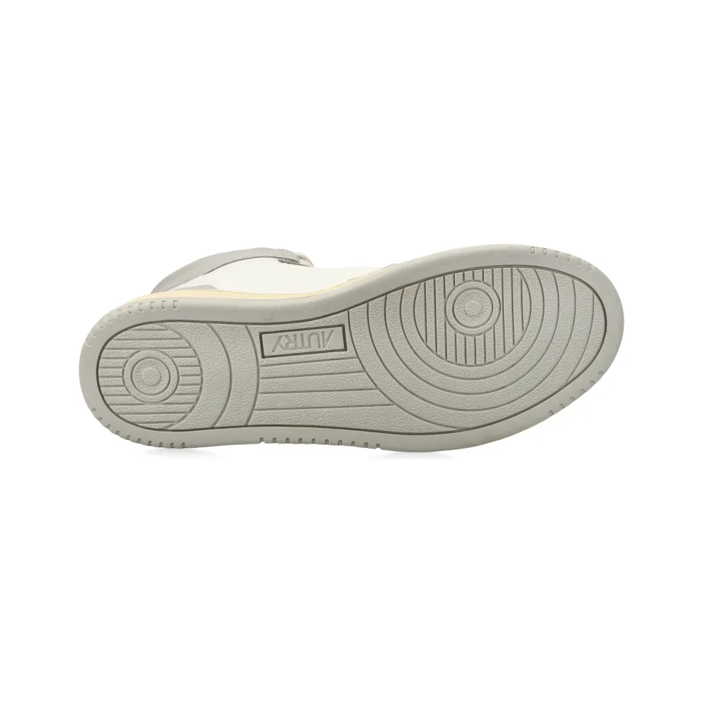 Autry Medalist Mid W (Grey / White) – AUMWWB10