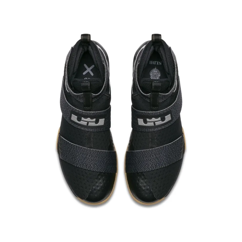 Nike LeBron Zoom Soldier 10 Black Gum Black/Multi Color/Dark Grey (844378-009)