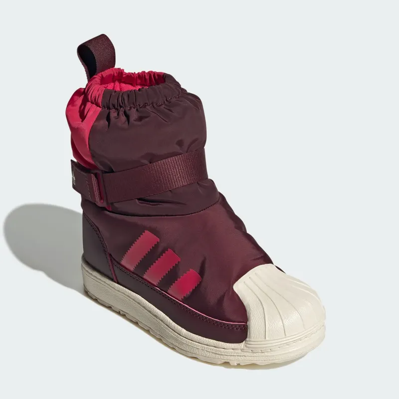Adidas Superstar 360 Winterized Boot Kids Maroon / Wonder White / Ruby Red (JR5804)
