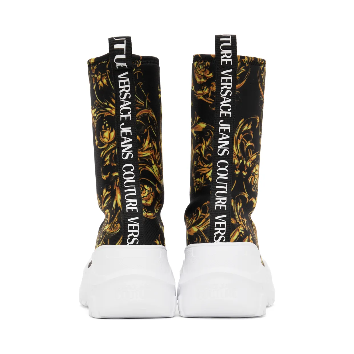 Versace Jeans Couture Black Barocco Speedtrack High-Top Sneakers (E72VA3SC9EZS033) (4)