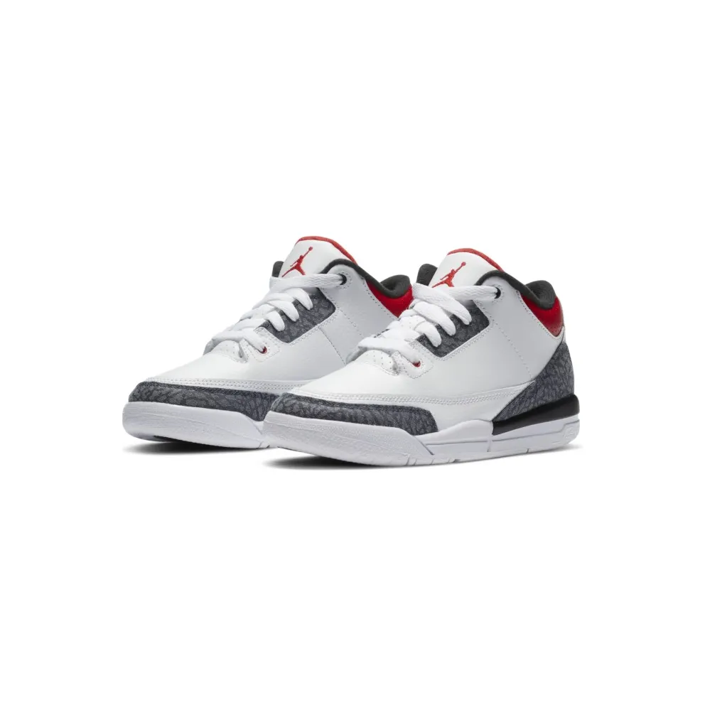 Jordan 3 Retro SE-T Fire Red Denim (PS)