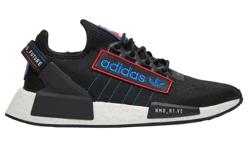 adidas NMD R1 V2 Black Logo Patch (GX6266)