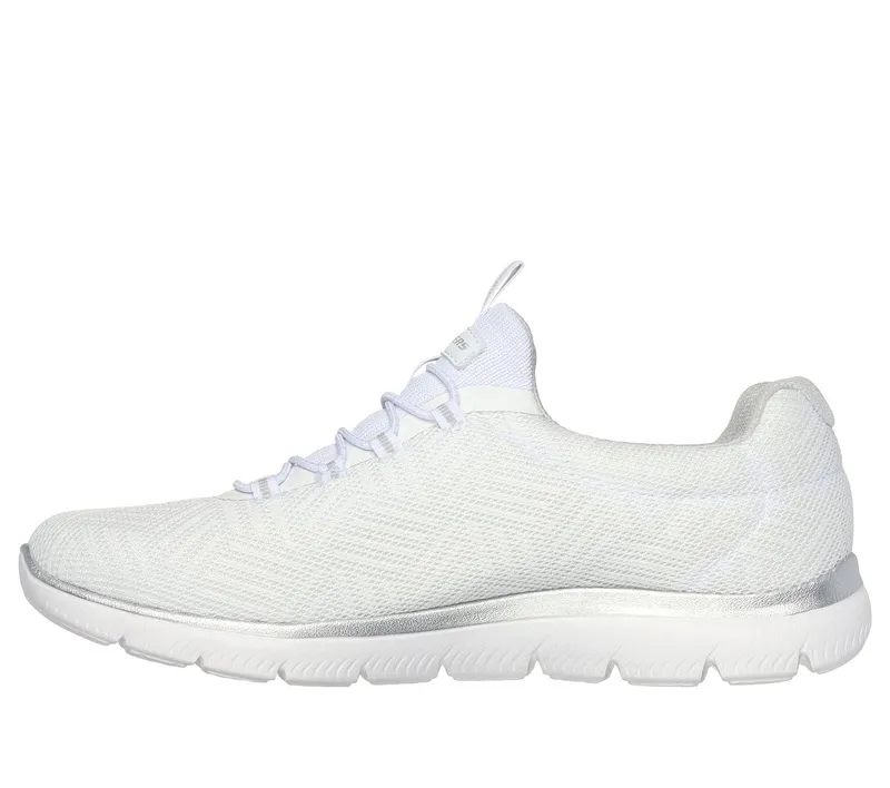 Skechers Summits – Artistry Chic Sneaker White/Silver