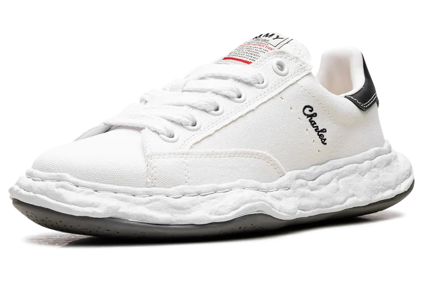 Maison Mihara Yasuhiro Charles Original Sole Low Canvas “White” (A12FW703-WHT) (3)