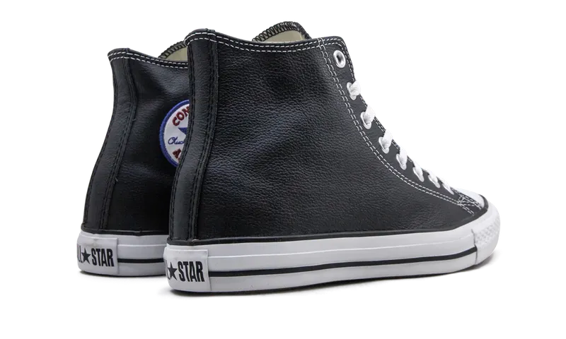 Converse Chuck Taylor All Star Hi “Black Leather” (1S581)