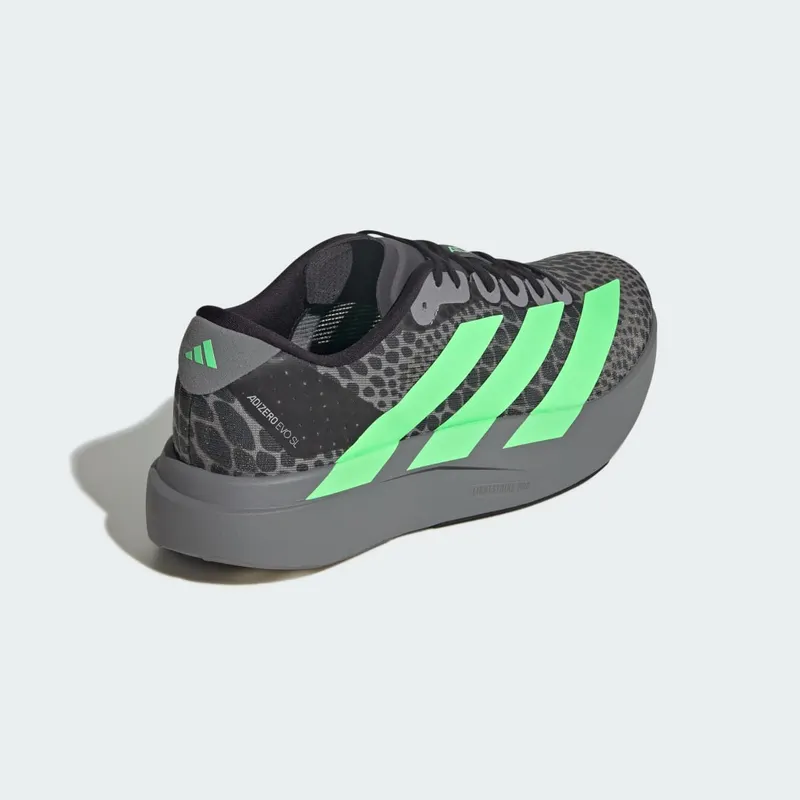 Adidas Adizero EVO SL Grey Three / Lime Burst / Core Black (JS2071)