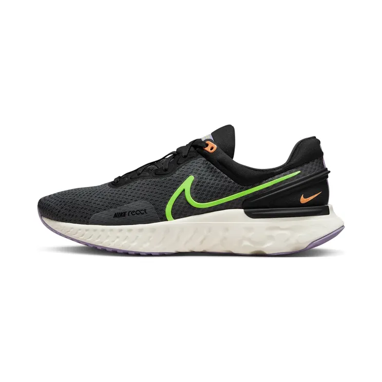 Nike React Miler 3 Anthracite Ghost Green Lavender “Anthracite / Black / White / Ghost Green” (DD0490-005)