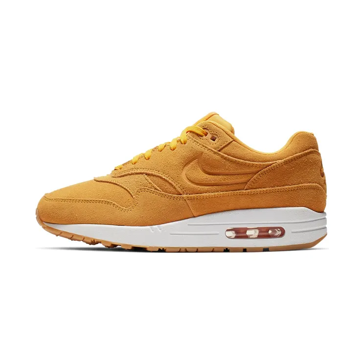 Nike Air Max 1 PRM University Gold Suede (Women’s) – “Yellow / White” (454746-702)