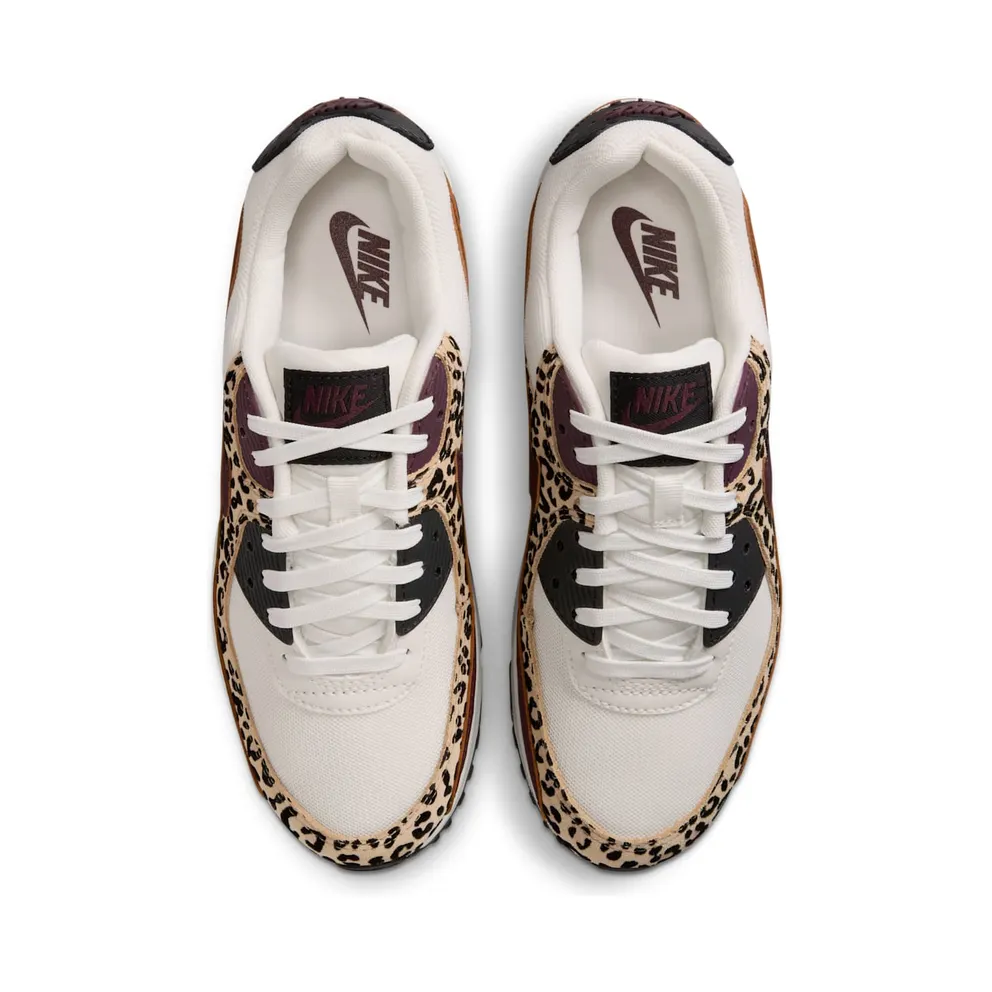Nike Air Max 90 “Leopard – Burgundy” (IF1619-102)