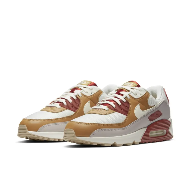Nike Air Max 90 Rugged Orange / Sail / Wheat / Gum Light Brown (CV8839-800)