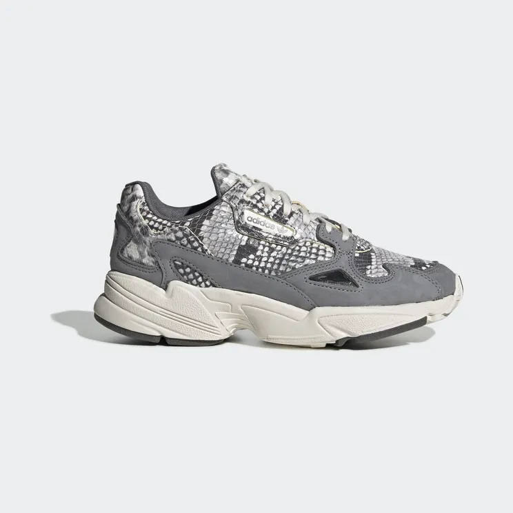 Adidas Falcon ‘Grey Snakeskin’ Crystal White/Crystal White/Grey Two (EH0192)