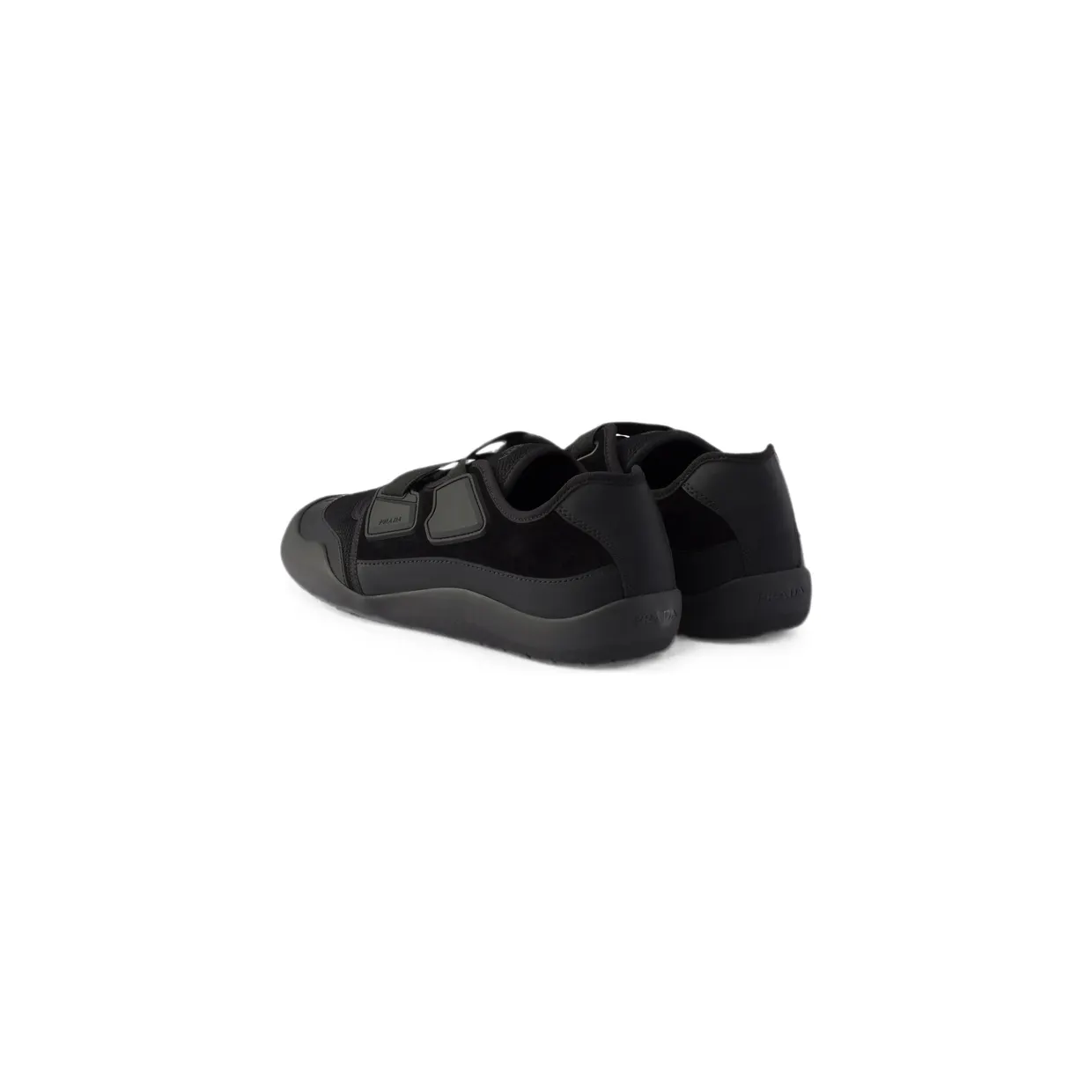 Prada Speedrock Leather and Mesh Fabric “Black” (2EE487 F G000 3H0K F0002) (3)