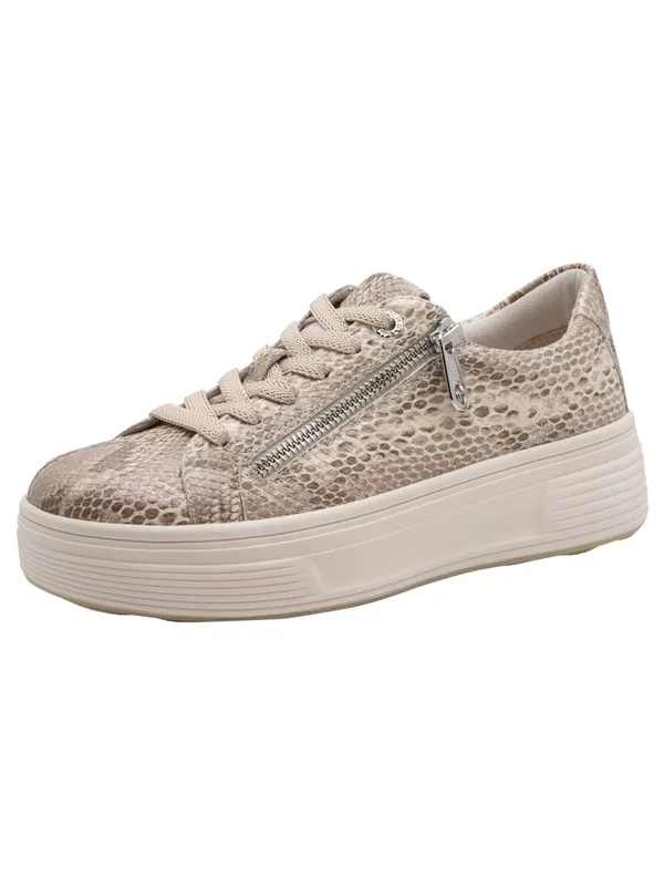 Tamaris sneaker Beige / Beige gemêleerd / Donkerbruin (2183052)