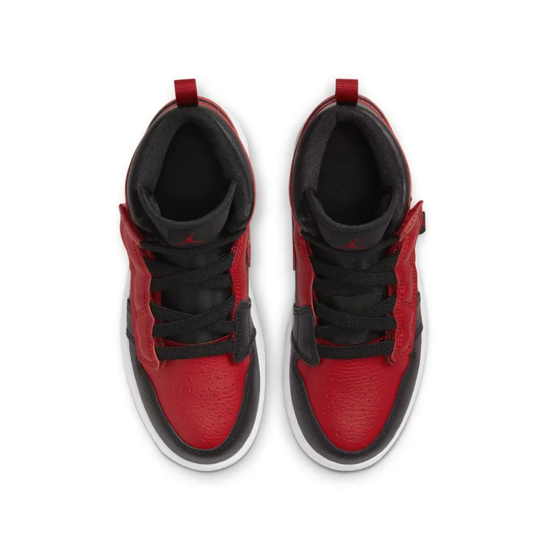 Jordan 1 Mid Alt Banned 2020 (PS) Black/University Red-Black-White (AR6351-074)
