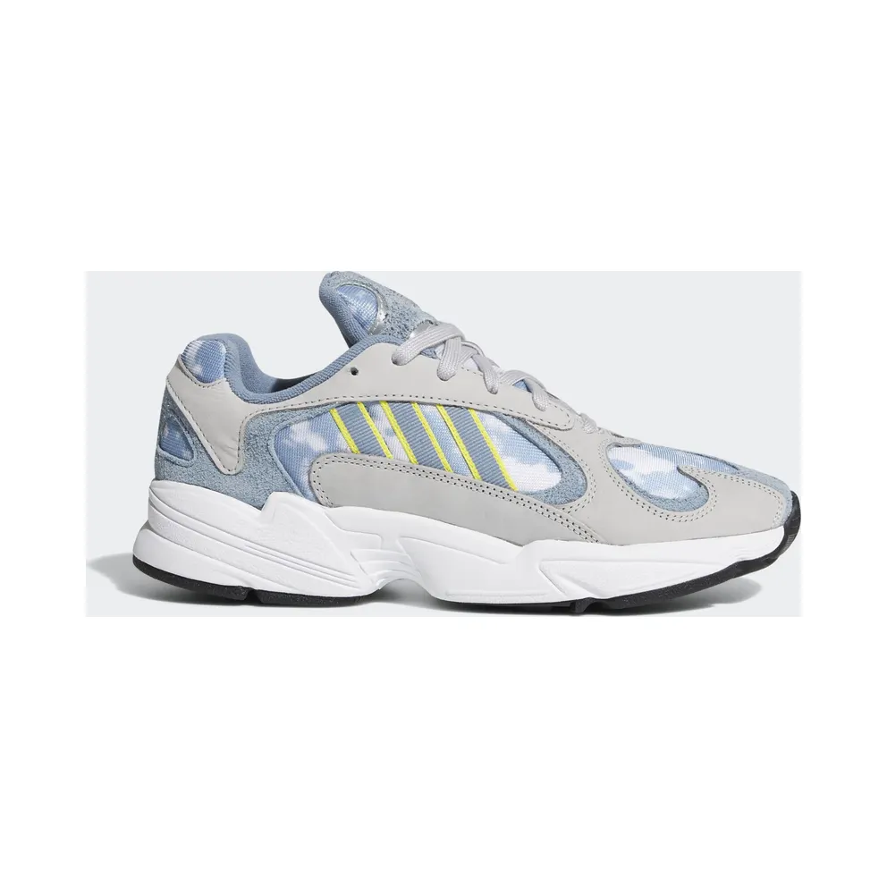 adidas Yung-1 Schuh Grey Two / Raw Grey / Shock Yellow (EF2778)