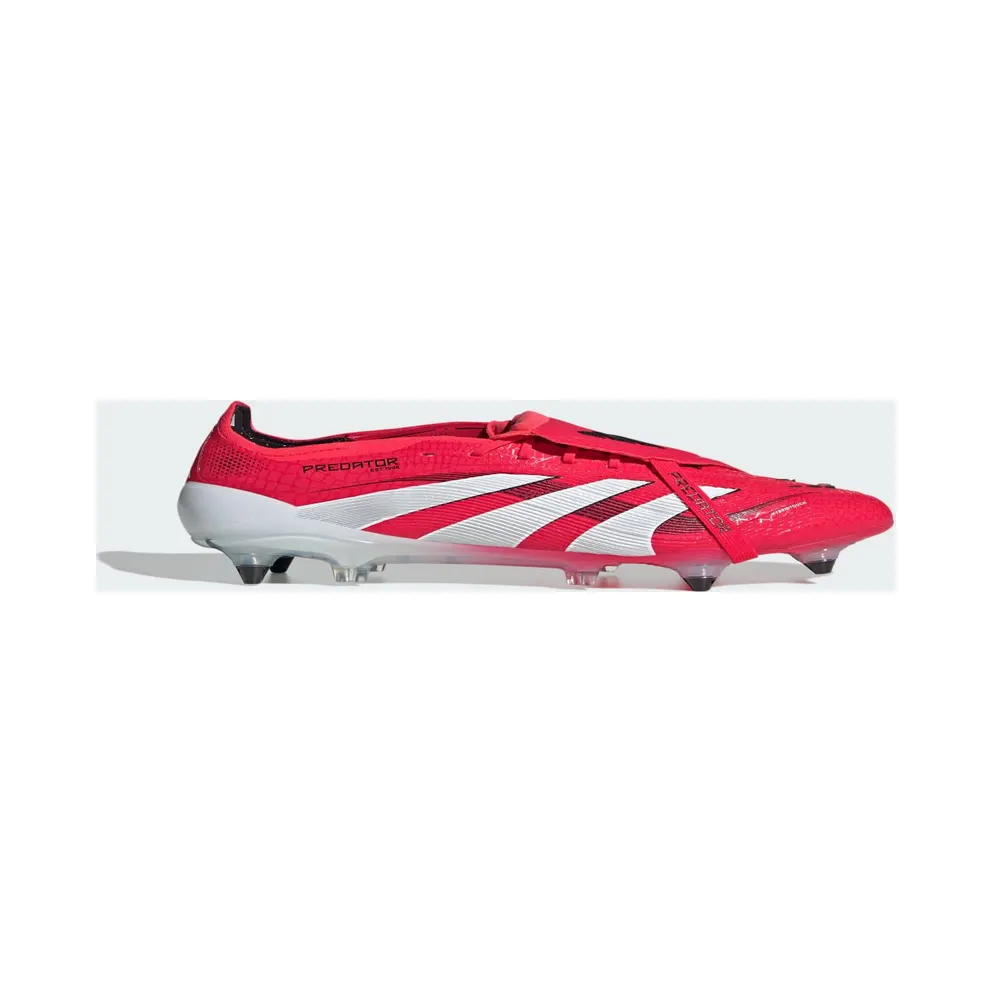 adidas Predator Elite Fold-over Tongue Soft Ground Boots “Lucid Red / Cloud White / Core Black” (ID8941)