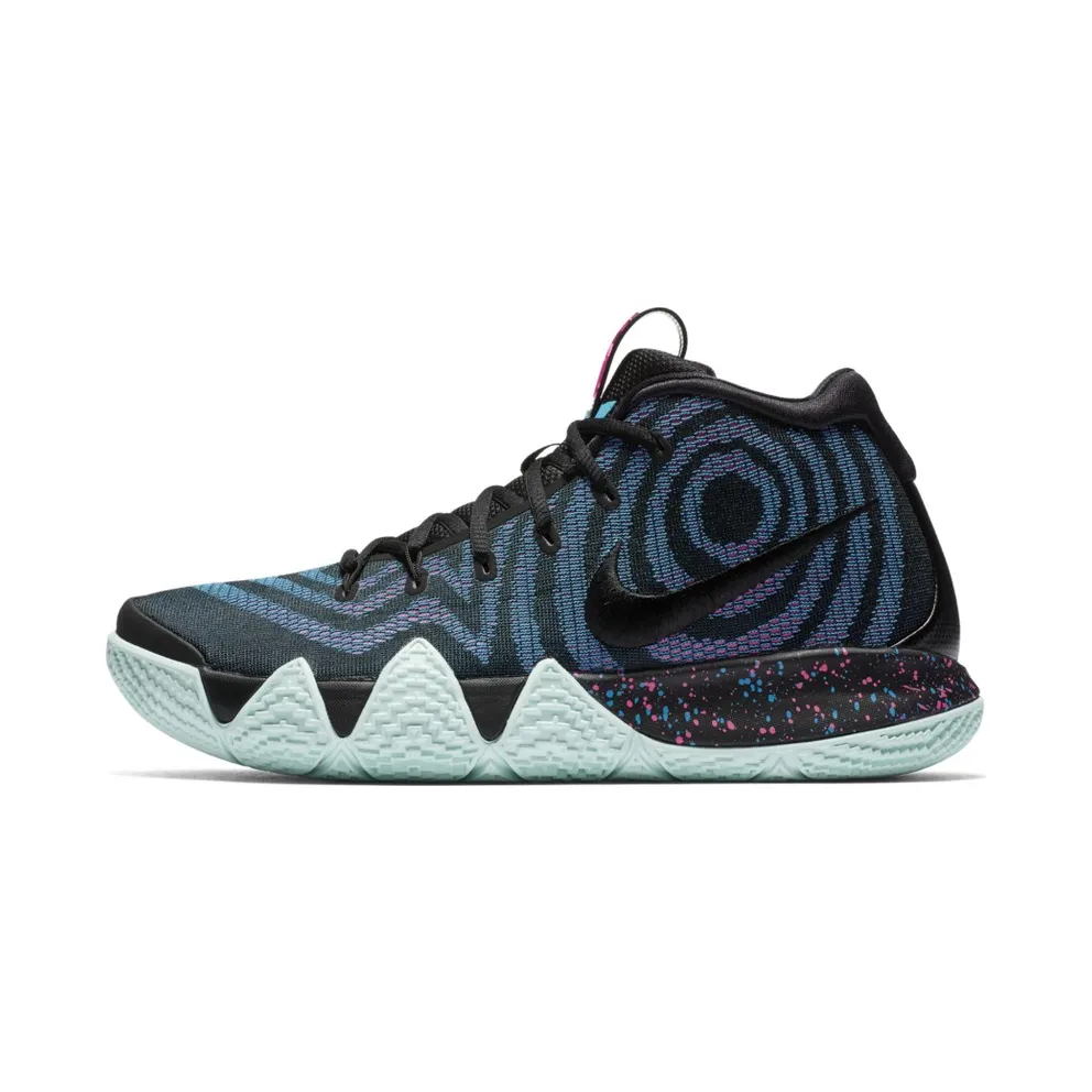 Nike Kyrie 4 80s (Decades Pack) Black/Black-Laser Fuchsia (943806-007)