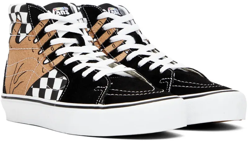 Vans Black & White Imran Potato Edition SK8-Hi VR3 LX Sneakers (VN0A5EE7B7E1)