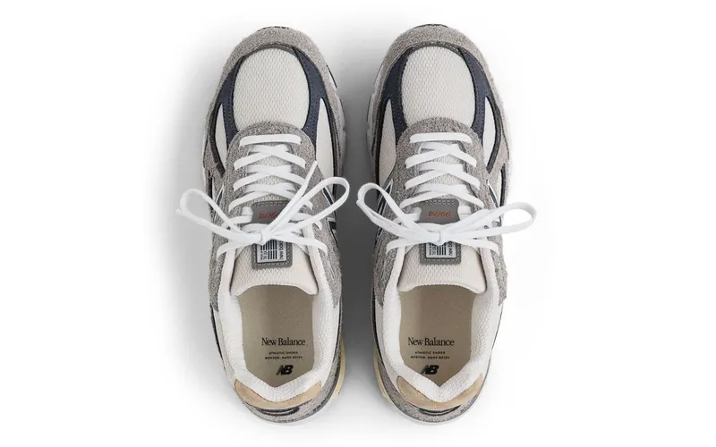 New Balance 990v4 “Made in USA – Grey/Navy” (U990TA4)