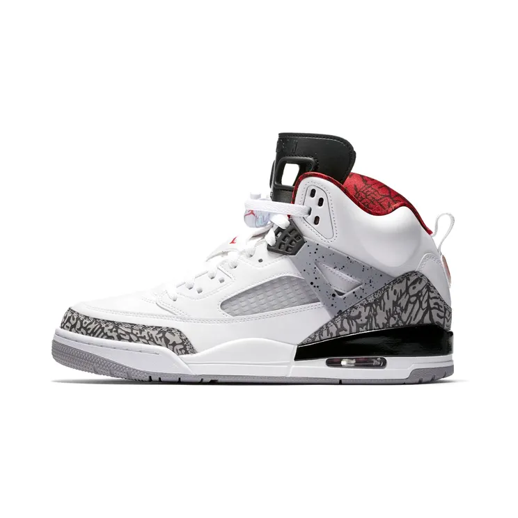 Jordan Spizike “White / Cement Grey / Black / Varsity Red” (315371-122)