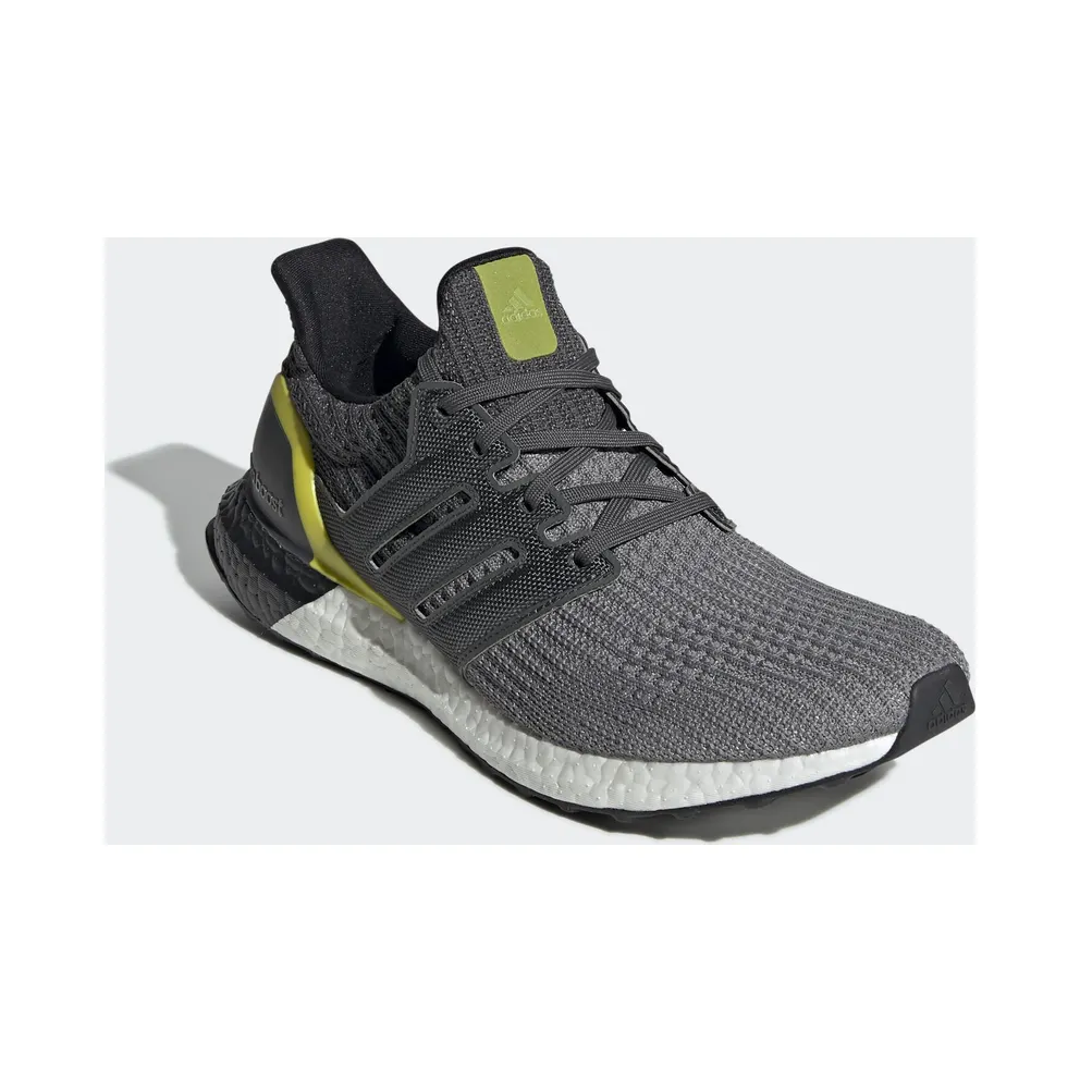 adidas Ultra Boost 4.0 Grey Black Yellow Grey Three/Grey Six/Core Black (G54003)