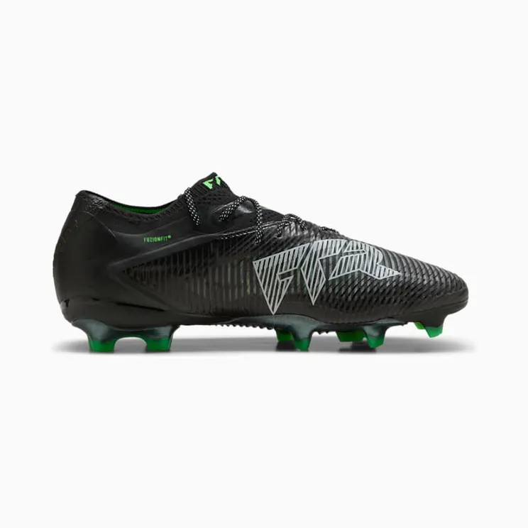 Puma Future 8 Ultimate Low FG Black Cool Light Gray Fluo Green (108361-02)