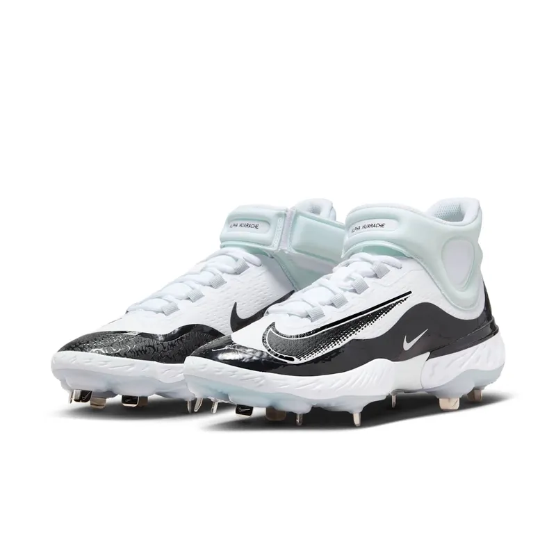 Nike Alpha Huarache Elite 4 White Black Blue Tint (FD2744-101)